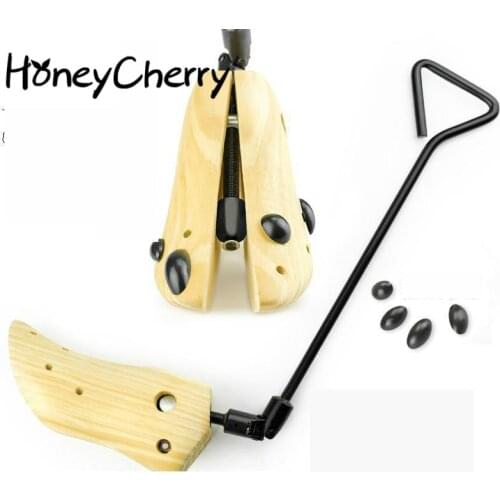 1 piece Adjustable Shoe Stretcher Expanded Code Wood Support Device Boot Of Leather Shoes High Heels Female Expansion