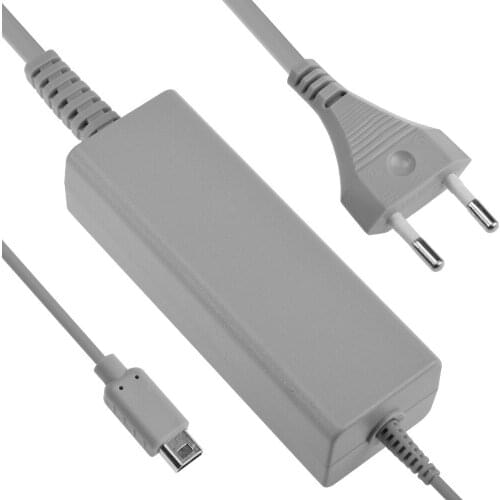 100pcs Wall AC Adapter 100-240V Universal Charger for WiiU GamePad 2 Flat Plug Version
