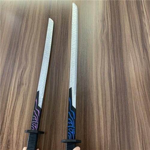 104cm Assassins Scissor Seven Cosplay Sword 1:1 Five Six Seven Killer Magic Sowrd Anime Ninja Knife Sword Weapon PU Prop Model