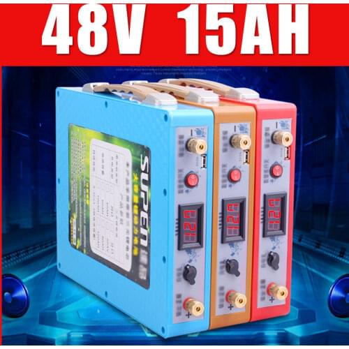 48v 1000w electric bike lithium ion battery 48V 15AH Li ion Battery With USB waterproof case