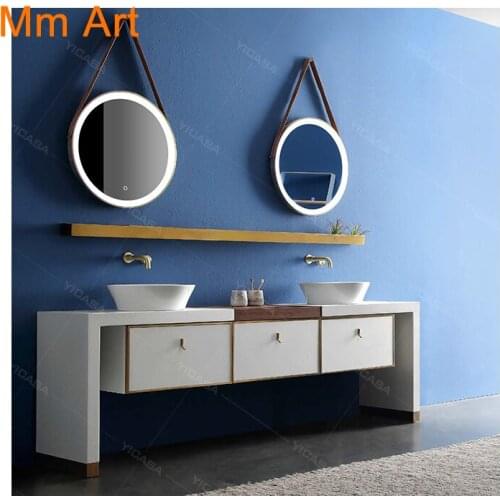 Italian design modern hotel home cabinet bathroom rectangular bathroom designs