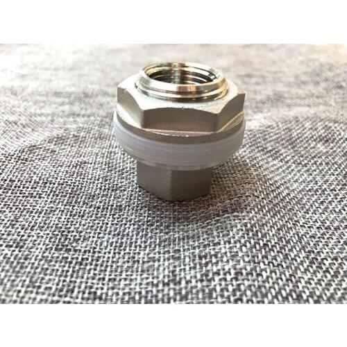 Compact Weldless Bulkhead, All Stainless Construction, High Temperature Food Grade Silicone Gasket, Free Shipping