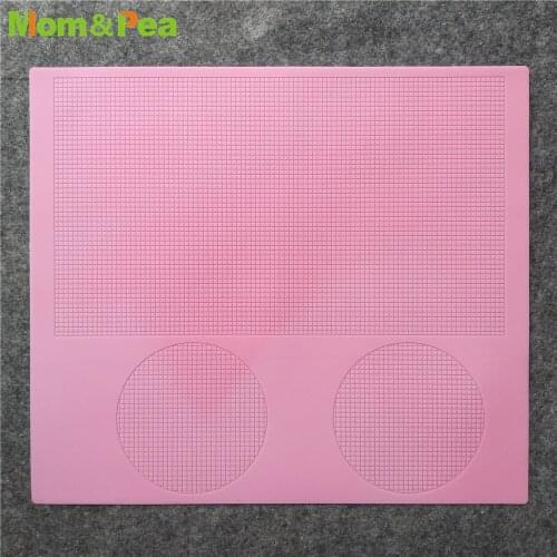 KCL535 Circle Lace Pad Silicone Mold Sugar Paste Fondant Cake Decoration 3D Mould