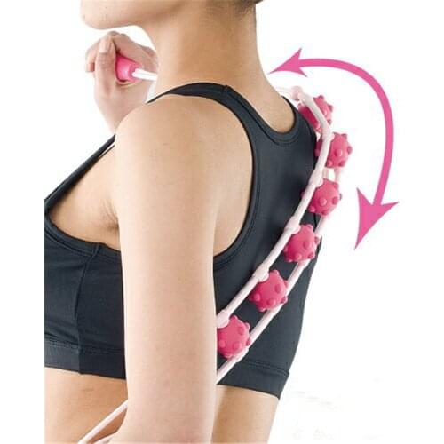 Hand-held Pull Back Strip Massager Roller Back Waist Arm Massager Deep Tissue Relaxation Cervical Spine Time-saving Health Tool