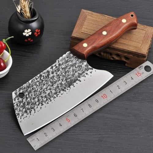New Cleaver Knife Professional High Carbon Steel Chopping Knife Butcher Knife Forged Chinese Knife Meat Cleaver Kitchen Knive