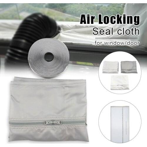 Portable Air Conditioner Vent Sealing Cloth Sealing Baffle Inside and Outside Open Air Duct Casement Side Window Soft Cloth