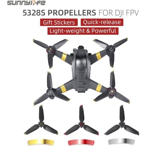 DJI FPV 5328S Propellers Quick-release Props with Gift Arm Stickers For DJI FPV Drone Accessories