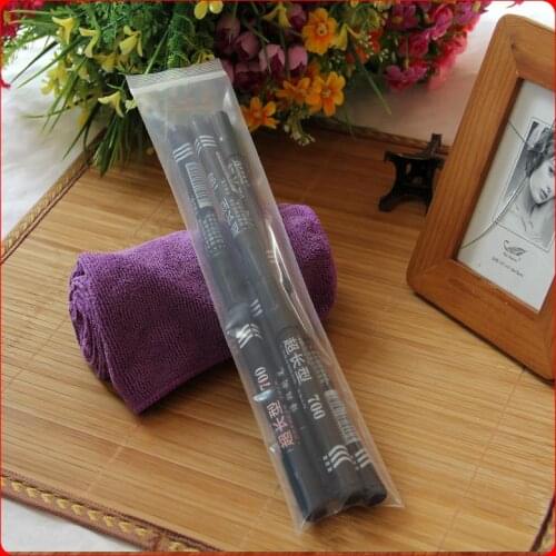 Almacenamiento Comida 100pcs 7x35cm 200microns Thickness Plastic Transparent Bag Zipper Lock Clear Packaging Package Bags