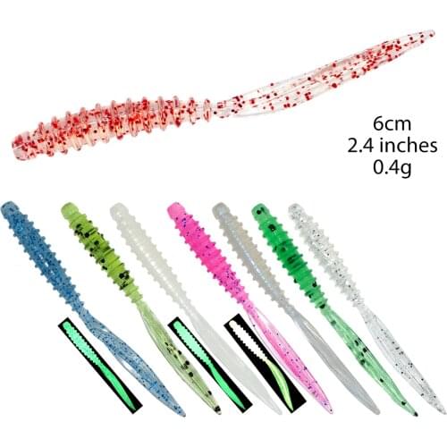 Ring Ribs Shrimp Cancer Micro Soft Bait 5cm 0.5g 10pcs Jig Head Drop Shot Shad Carp Fly Rock Silicon Ajing Fishing Lures