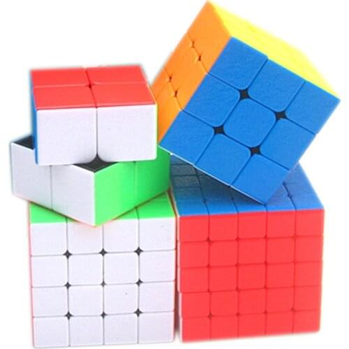 SHENGSHOU GEM 4 kinds Magic Cube 2x2x2 3x3x3 4x4x4 5x5x5 Cubes Profession Puzzle Education Game SpeedCube Childrens of Toys
