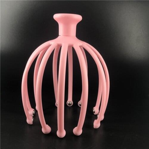 Random New Head Massage Scalp Massager Steel Ball Roll Acupuncture Soothing 12 Claw Head Massager Body Relax Home Helth Care