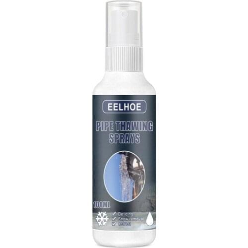 100ml Winter Pipe Thawing Sprays Snow Melting Windom Windshields Key Locks Latches Windom Rapid Thawing Antifreeze Agent