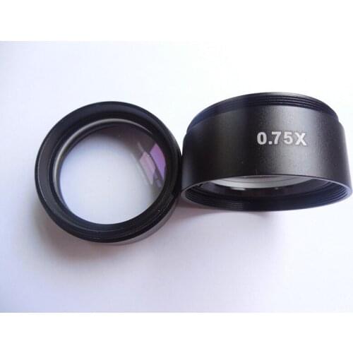 Stereomicroscope 0.75X Auxiliary Objective Reduce The Mirror Magnifying Mirror Large Working Distance