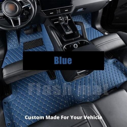 High-quality Leather Car Floor Mats for RENAULT Clio SANDERO/STEPWAY KAPTUR FLUENCE LOGAN MEGANE KOLEOS THALIA Car Accessories