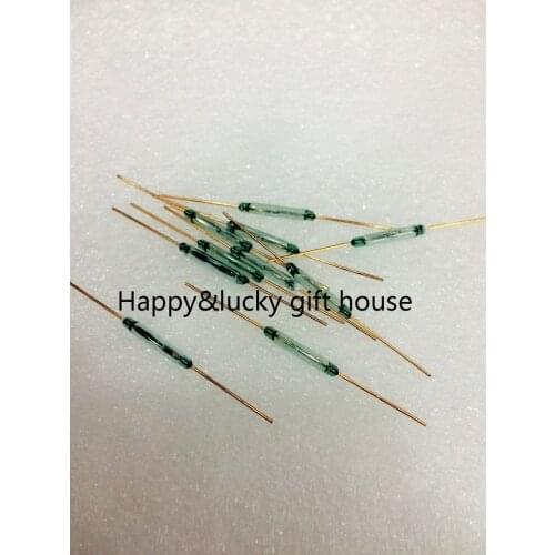 YYT 10PCS 2*14mm dry reed switch MKA14103magnetic control gold-plated Pin/silver-plated Pin imported original normally open