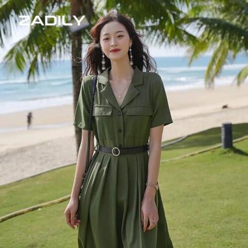 Офисные летние платья Zadily China At AliExpress