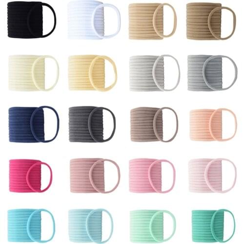 10 pcs/lot, Super Soft THIN Nylon Headbands, Leave no mark skinny headband for DIY Hair Accessories