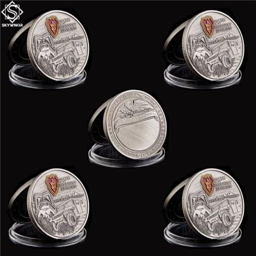 5PCS USA Tropic Lightning 25nd Infantry Division Military Challenge Souvenir Coin U.S Army Collectible Gifts
