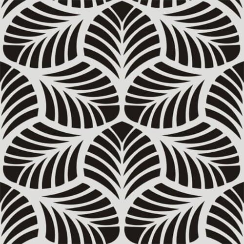 6pcs/set Mandala Stencil Wall Painting DIY Drawing Template Ruler for Floor Tile K3KB