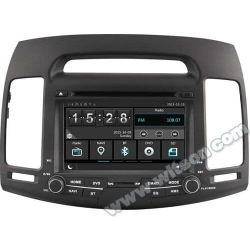 7" Capacitive Touch Screen Special Car DVD for Hyundai Elantra 2007-2011 with Tire Pressure Monitoring System Support