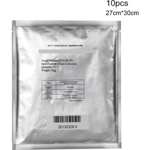 10PCS Anti Freezing Membrane Weight Loss Creams for Cryolipolysis Fat Freezing Machine Weight Loss Body Slimming Machine
