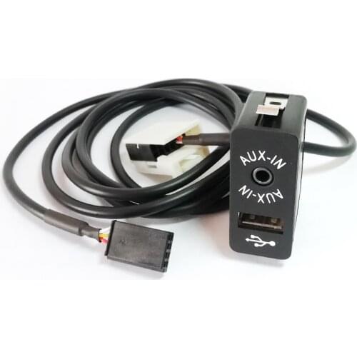 Aux-IN USB Interface Car Audio Adapter Cable 9237465 For BMW E60 E63 E64 E66 E81 E82 E70 E90