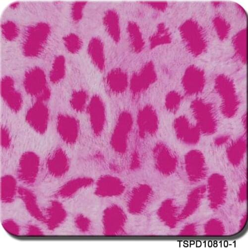Free shipping 0.5m*2m/10m pink Leopard pattern water transfer film CSPD10810-1 hydro dip