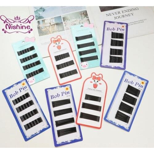 8/10/26/32/36/60pcs/lot Black Hairpins for Women Hair Clip Lady Bobby Pins Invisible Wave Straight Hairgrip Styling Accessories