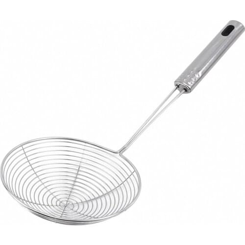 Handle Frying Filter Long Stainless Steel Colander French Fries Colander Kitchen Fried Net Sieve Spoon Foods Sifter