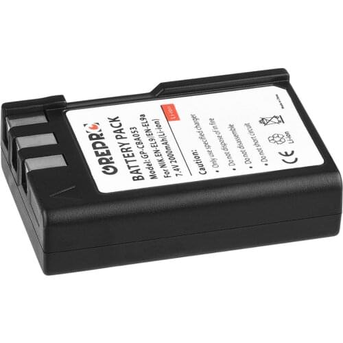 EN-EL9 EN-EL9A EN EL9 EL9A Battery for Nikon D40 D40X D60 D3000 D5000 D3X PM106 Camera