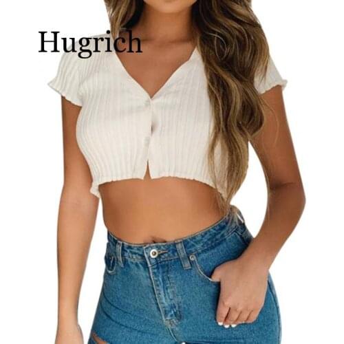 Женские летние футболки Hugrich China At AliExpress