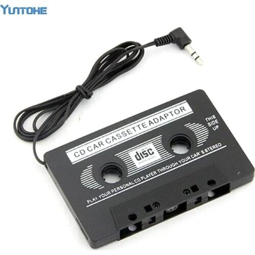 Wholesale 200pcs/lot Universal Car Audio Cassette Adapter 3.5mm Plug Audio Cable For iPhone CD MP3 Music Player Audio Convertor