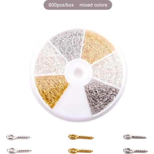 Sheep Eye Nail Screw Croissant Nail Boxed Multi-Specification Handmade DIY Ornament Accessories jewellery making supplies