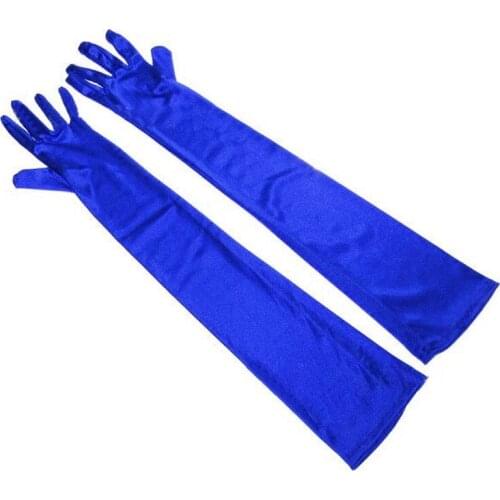 Popodion Wedding Accessories Gloves Multi-Color Wedding Gloves Sexy Extended Over the Elbow Bridal Gloves WAS10120