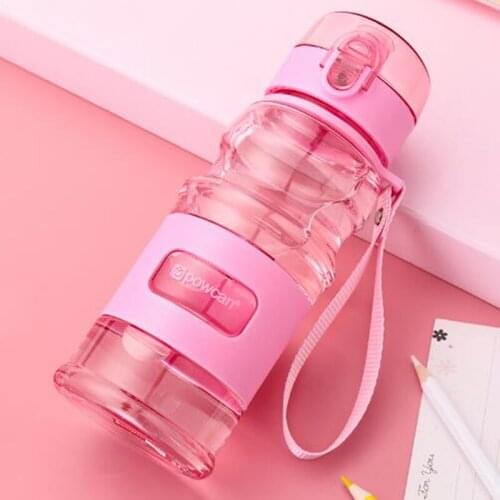 Portable plastic student sports children outdoor creative Water Bottle summer summer hand Bottle