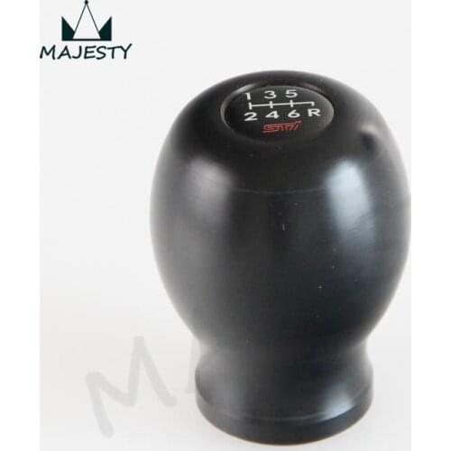 6MT Shift Knob Legacy GDA GDB GC8 BLACK FOR JDM Su baru WRX Impreza STI 6MT Shift Knob Car gear knob black