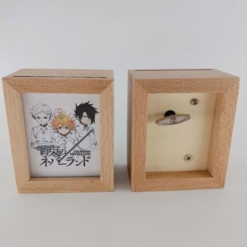 Yakuso no Neverland The Promised Neverland Isabella lullaby wind up photo frame music box Christmas gift Can put photos