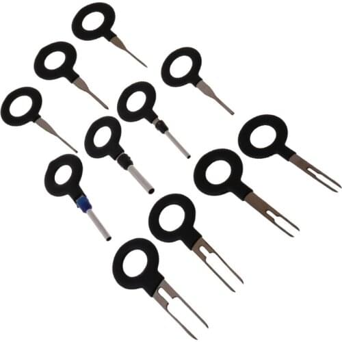 11 Pcs Car Terminal Removal Tool Kit Wiring Connector Pin Release Extractor