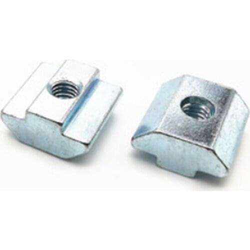 13pcs M3 M4 M5 M6 M8 Square slider nut muff T-lock nut block hammer muff for aluminum profile carbon steel Galvanized 40 series