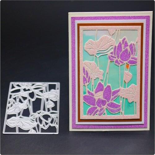 1722 Flower Cover Scrapbook Metal Cutting Dies For Scrapbooking Stencils DIY Album Cards Decoration Embossing Folder Die Cuts