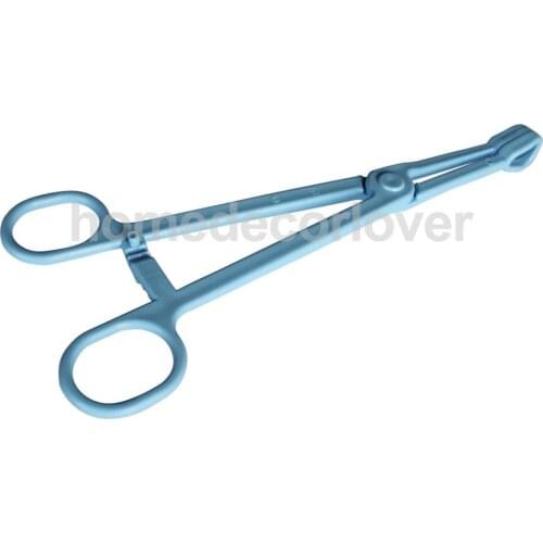 19cm/24cm Reptile Terrarium Plastic Tweezers Tongs Feeding Tool for Snakes Lizards