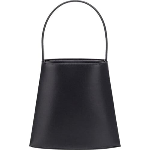 2020 new fashion women split leather small bucket bag handbags