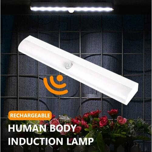 6/10 LED Night Light Motion Wireless Sensor Lights Cupboard Wardrobe Bed Closet Floor Cabinet Staircase Kitchen Under Lamp
