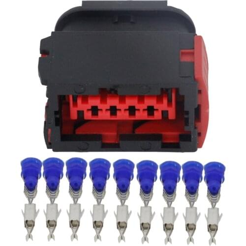 9 Pin female harness car waterproof connector 3.5mm series plastic case with terminal DJ7098-3.5-21