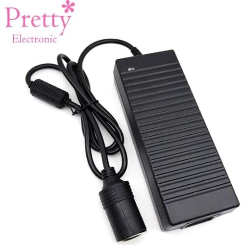 Newest Arrival 12V 10A Car cigarette lighter Power AC adapter for Air pump /Vacuum cleaner DC Power Converter Adaptor Inverter