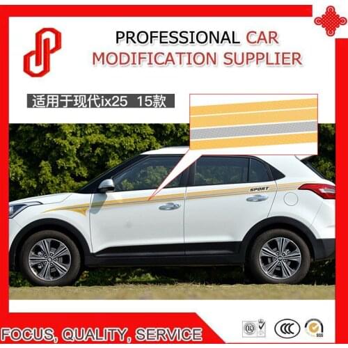 Car Sticker Waist Line Body Decoration Refitted Car Sticker For IX25 2015