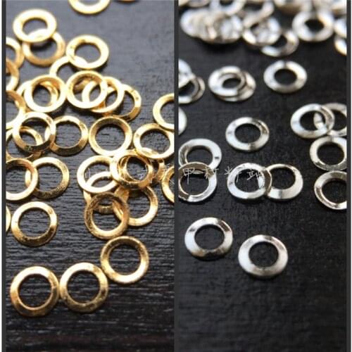 Free Shipping 250Pcs Punk mini Rivet alloy nail charms Golden Silver MINI Metal Nail Art Metallic Studs