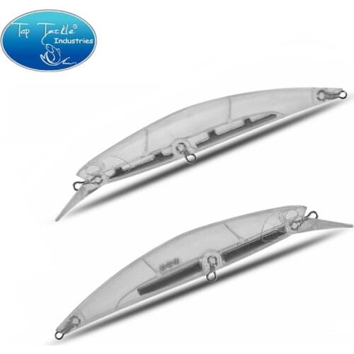 Cf Lure-ABS transparent unpainted bait blank 123mm 18.5g 24g fishing lure minnow hard bait jerk bait