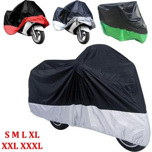 Motor Bike Covers Waterproof Outdoor All Season Dustproof UV Protective Scooter Motorbike Rain Cover For Harley Honda Yamaha