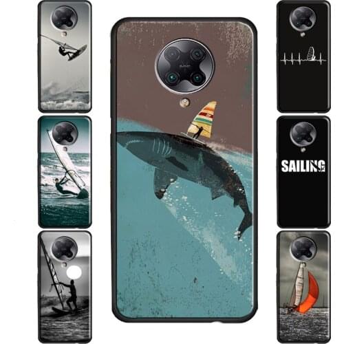 Extreme Sports Windsurf Sailing Case For Xiaomi Mi 11 Ultra 9T 10T Pro A3 Mi Note 10 Lite Back Cover For POCO X3 Pro M3 F3